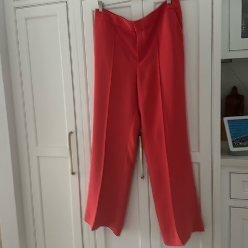 Karl Lagerfeld Paris Womens Red Dress Pants